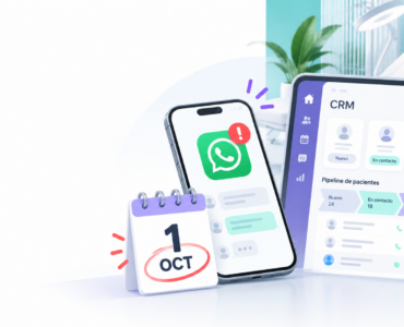 WhatsApp Business cobra desde octubre de 2026: clínicas necesitan un CRM
